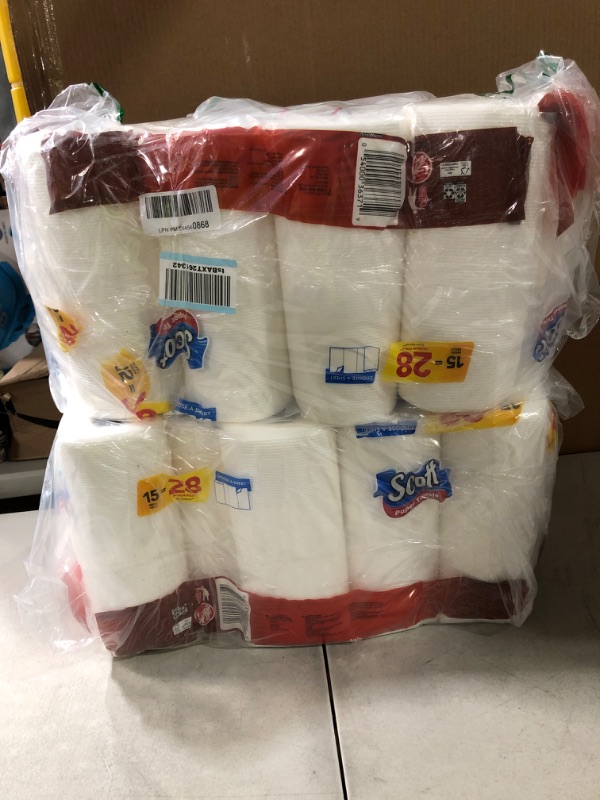 Photo 1 of 2x Scott 36371 Choose-A-Sheet Mega Roll Paper Towels, 1-Ply, White, 102 per Roll (Case of 30 Rolls) 15 Rolls (x2)