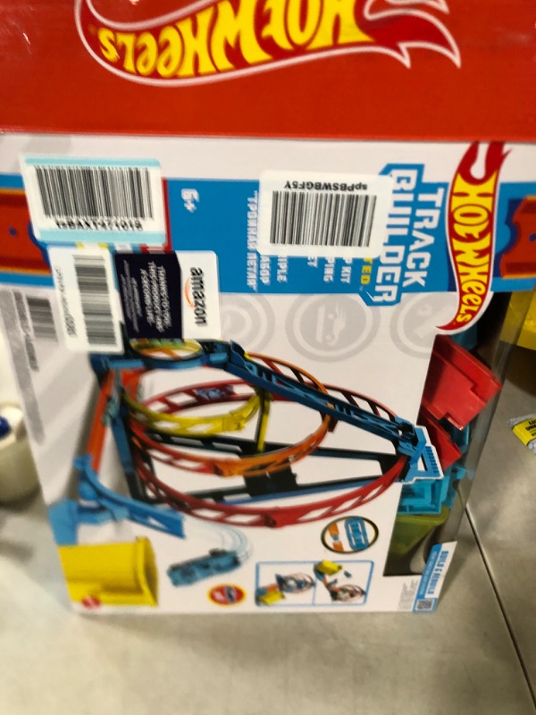 Photo 1 of Hot Wheels Track Builder Unlimited Triple Loop Kit Collapsible 3-Loop Gift Set for Kids 6 to 12 Years Old & One 1:64 Scale Hot Wheels