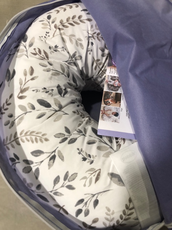 Photo 2 of Boppy Nursing Pillow and Positioner—Original | Gray Taupe Watercolor Leaves 