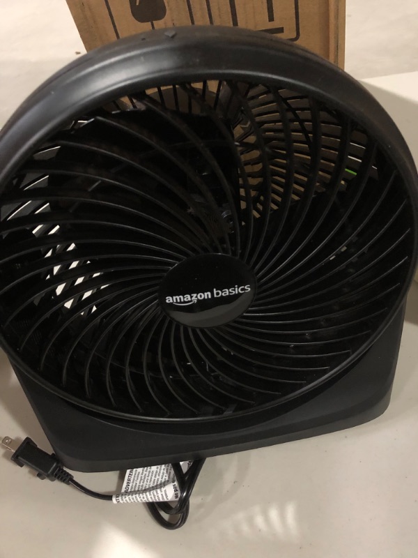 Photo 2 of Amazon Basics 3 Speed Small Room Air Circulator Fan, 11-Inch 11-Inch Air Circulator Fan