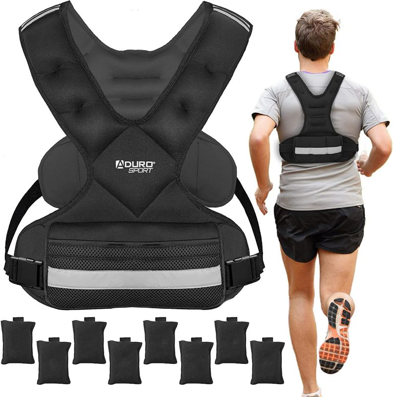 Photo 1 of Aduro Sport Adjustable Weighted Vest Workout Equipment, 26-46lbs Body Weight Vest