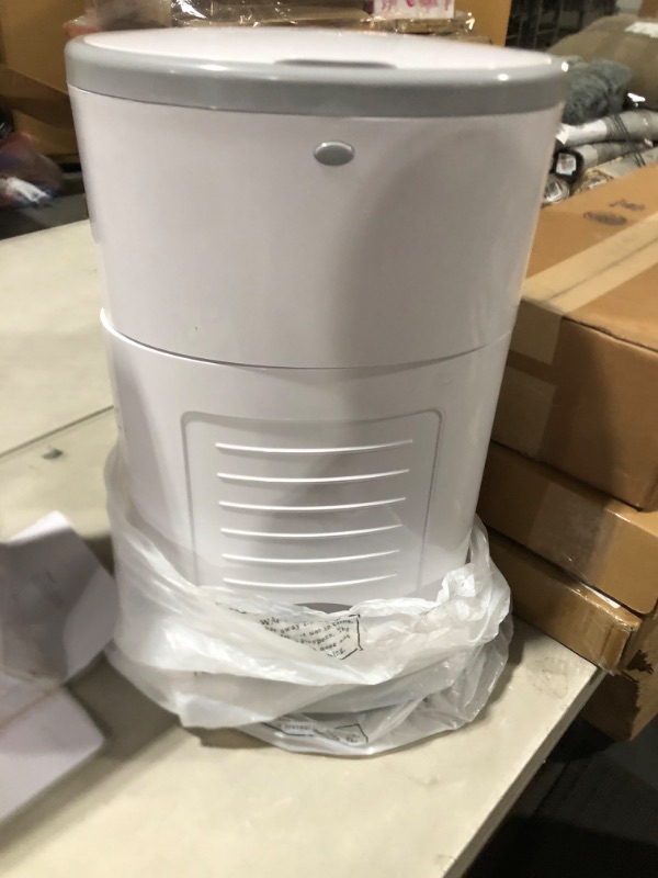 Photo 2 of Dekor Plus Hands Free Diaper Pail - White