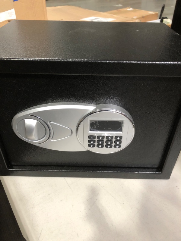 Photo 2 of Amazon Basics Steel Security Safe and Lock Box with Electronic Keypad 