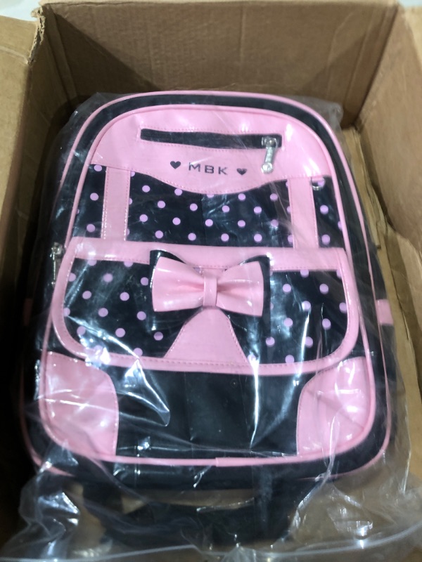 Photo 2 of Bowknot Wave Kids School Backpack 