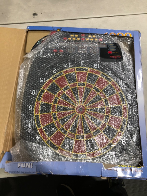 Photo 2 of Arachnid Inter-Active 3000 Recreational 13" Electronic Dartboard Features 27 Games with 123 Variation for up to 8 Players 6000 Electronic Dartboard