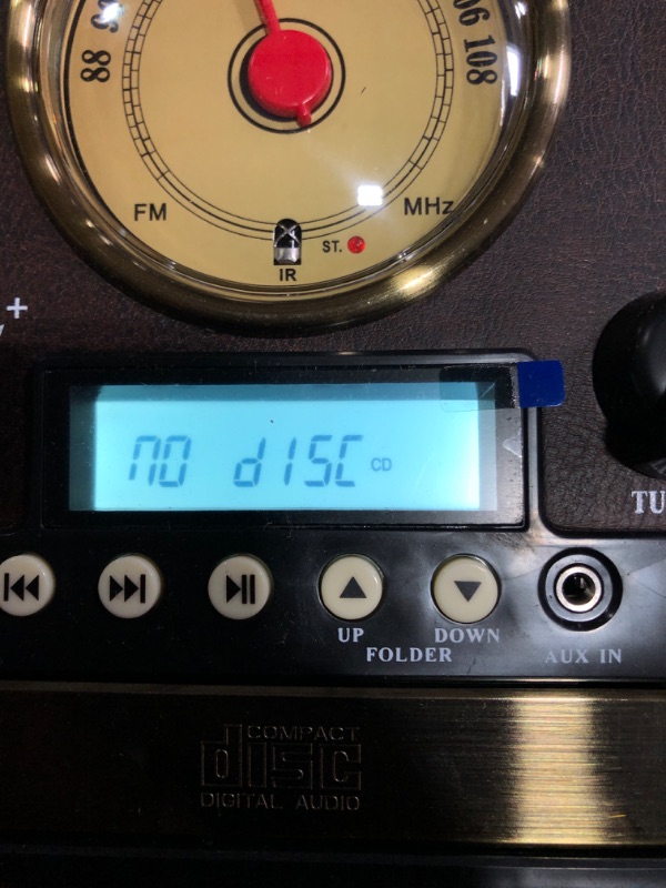 Photo 1 of Victrola 8-in-1 Bluetooth Record Player & Multimedia Center