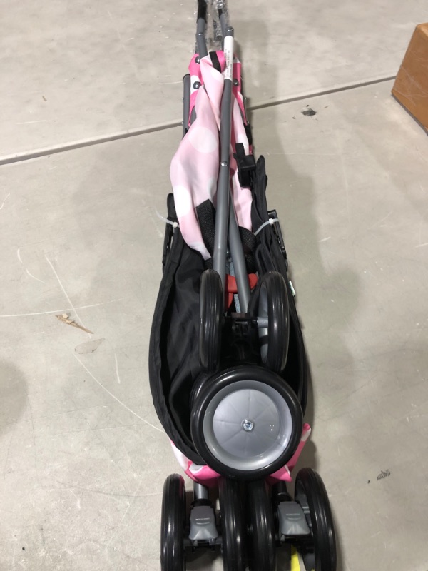 Photo 2 of Disney Umbrella Stroller with Basket, Pink Minnie