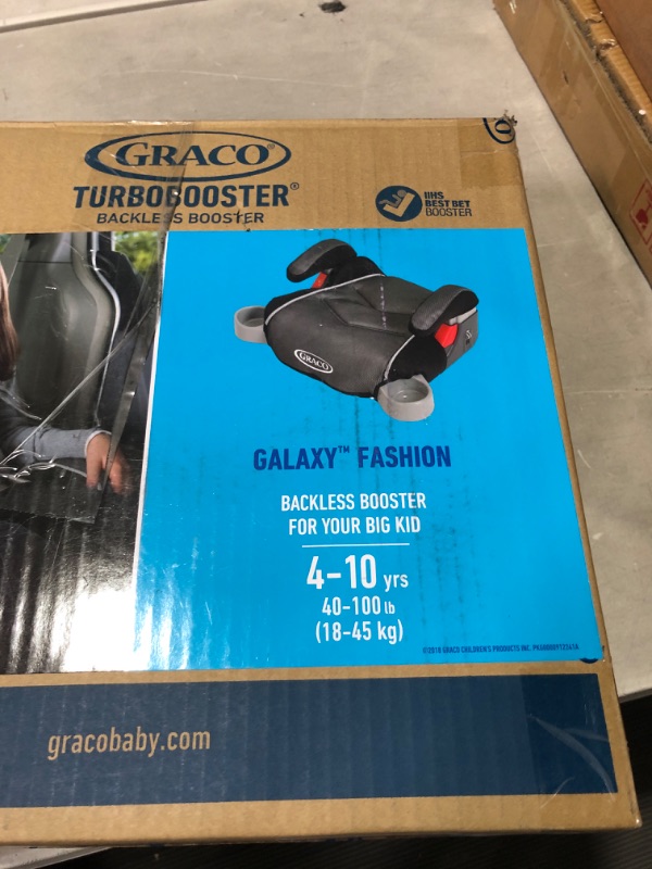 Photo 3 of Graco TurboBooster Backless Booster Car Seat, Galaxy