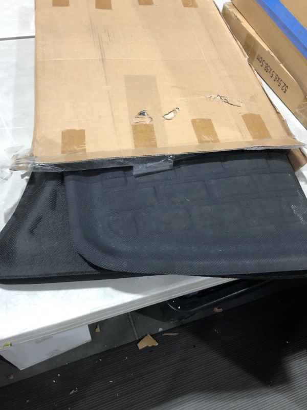 Photo 3 of Cargo Liners?Black Heavy Duty Rubber Waterproof Rear Cargo Tray Trunk Floor Mat