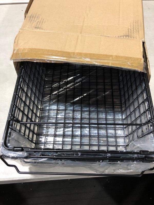 Photo 1 of 4 Pack [ XXXL Large ] STACKABLE Wire Baskets 