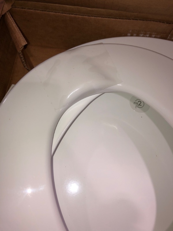 Photo 3 of *SEE NOTES* MAYFAIR 888SLOW 000 NextStep2 Toilet Seat with Built-In Potty Training Seat