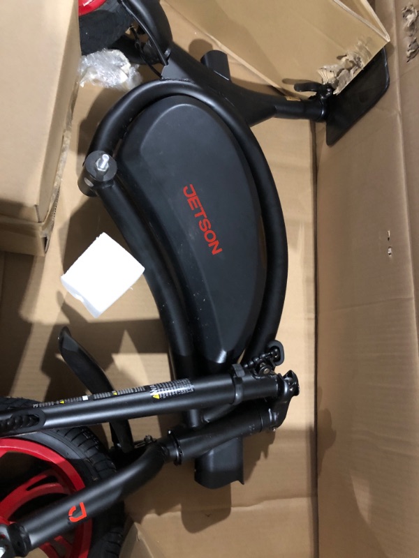 Photo 2 of !!!SEE CLERK NOTES!!!
Jetson Bolt Adult Folding Electric Ride On, Foot Pegs, Easy-Folding, Built-in Carrying Handle, Rechargeable Battery 