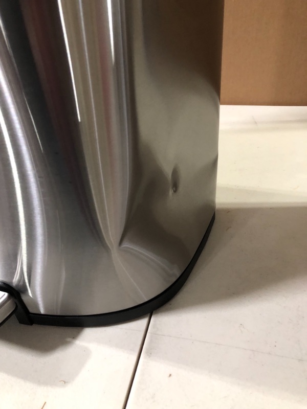 Photo 3 of [DAMAGE] 45L D Shape Step Trash Can - Brightroom