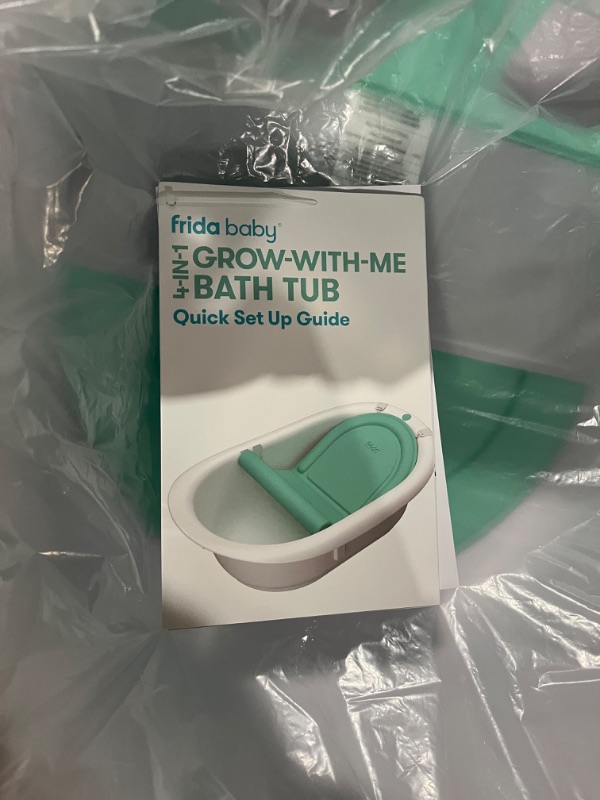 Photo 4 of 4-in-1 Grow-with-Me Bath Tub by Frida Baby