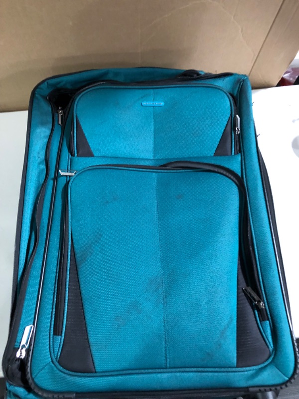 Photo 5 of Aviron Bay Expandable Softside Luggage Teal, -Large 31-Inch 