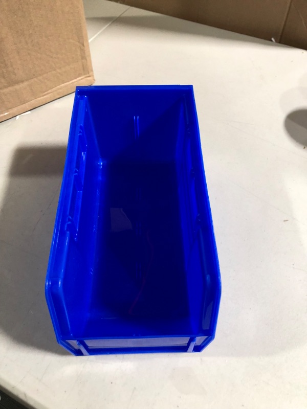 Photo 3 of AKRO-MILS Blue 5-3/8'' X 4-1/8'' X 3'' AKRO BINS 30-210 (12 Pack)