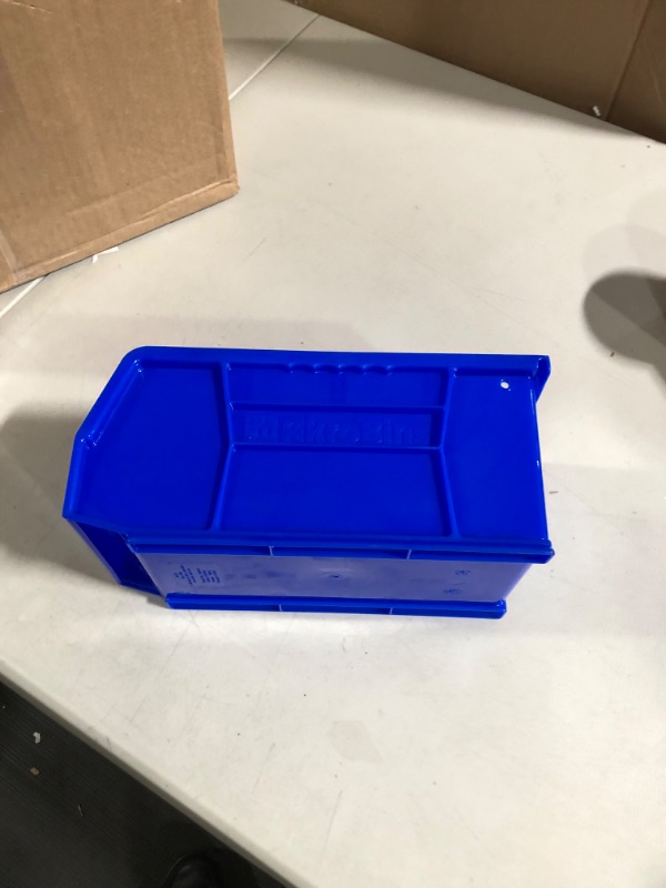 Photo 2 of AKRO-MILS Blue 5-3/8'' X 4-1/8'' X 3'' AKRO BINS 30-210 (12 Pack)