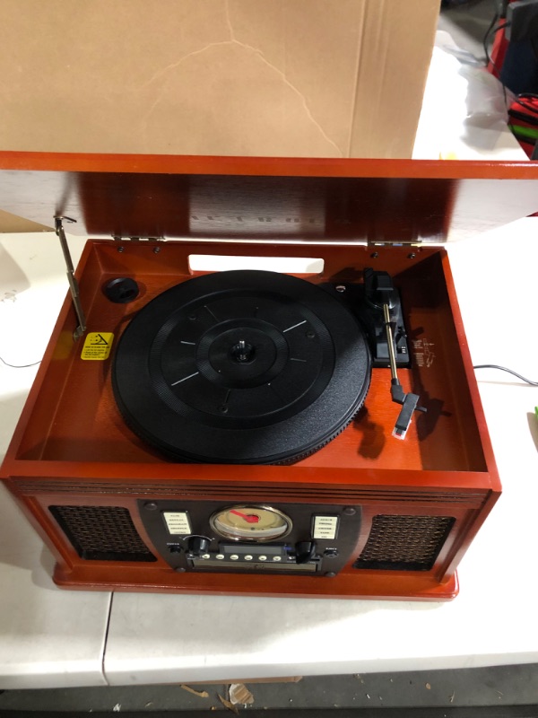 Photo 4 of See notes - Victrola Navigator 8-in-1 Classic Bluetooth Record Player with USB Encoding 