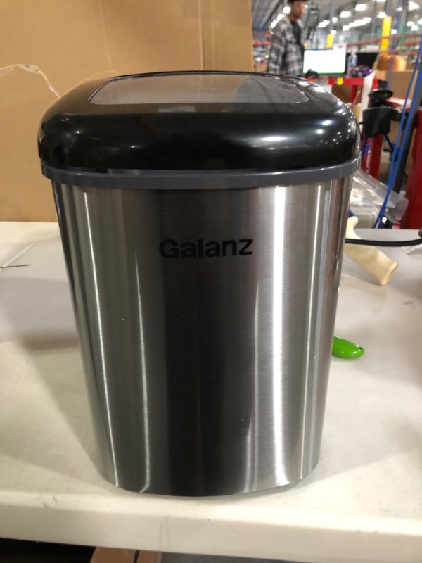 Photo 2 of **SEE NOTES**
Galanz Electric Ice Maker Machine, 26 lbs. 2.1 L Stainless Steel