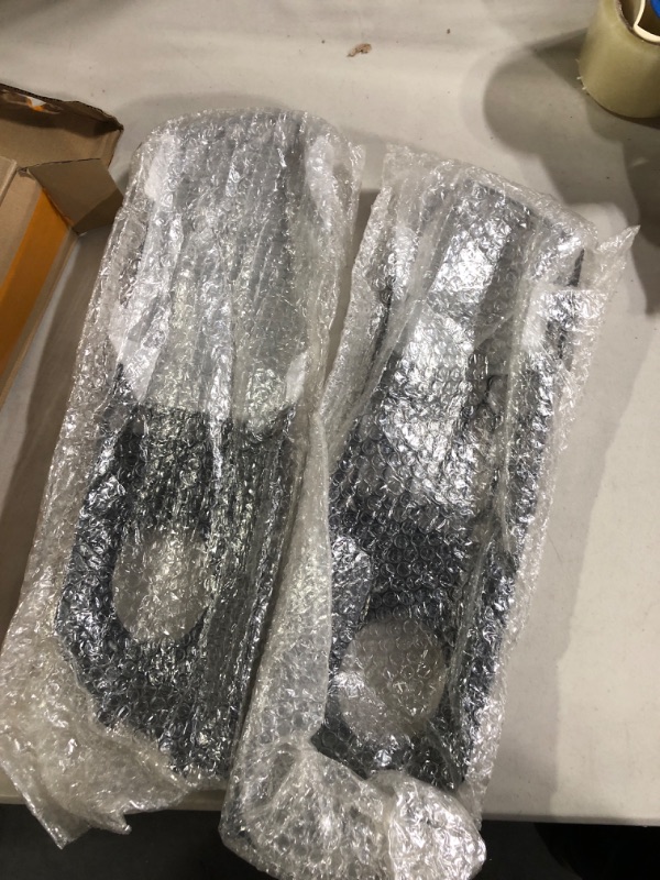 Photo 1 of XtremeAmazing Front Fog Light Lamp Grill Grille Cover RS4 Style Honeycomb Mesh Glossy Black Left and Right Side
