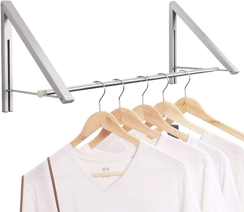 Photo 1 of 
Anjuer Laundry Room Drying Rack Wall Mounted Clothes Hanger