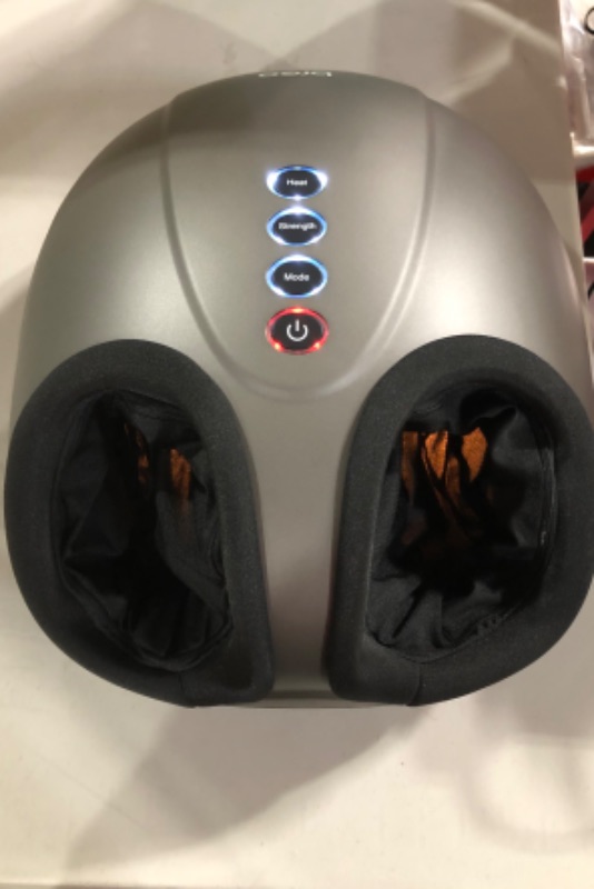 Photo 1 of Breo Shiatsu Foot Massager Machine with Soothing Heat for Plantar Fasciitis & Neuropathy, Relax Gifts for Family, Mom, Dad, Christmas, Fits Feet Up to Men Size 12