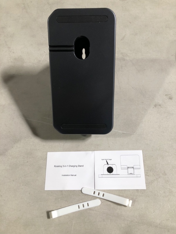 Photo 1 of 180°Rotation Phone Charger Stand Holder (Gray)