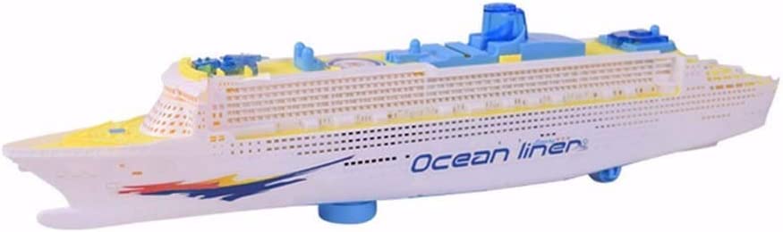 Photo 2 of (NONFUNCTIONAL)Wenini Kids Colorful Ocean Liner Cruise Ship Boat Electric Flashing LED Light Sound Toy