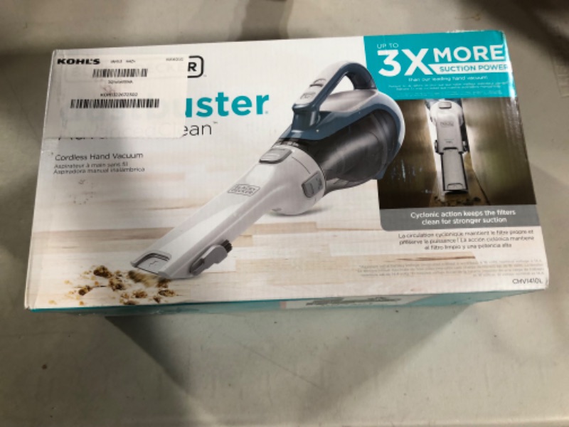 Photo 2 of BLACK+DECKER dustbuster AdvancedClean Cordless Handheld Vacuum