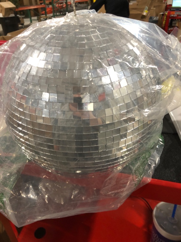 Photo 1 of 10" Mirror Disco Ball Great for a Party or Dj Light Effect Christmas