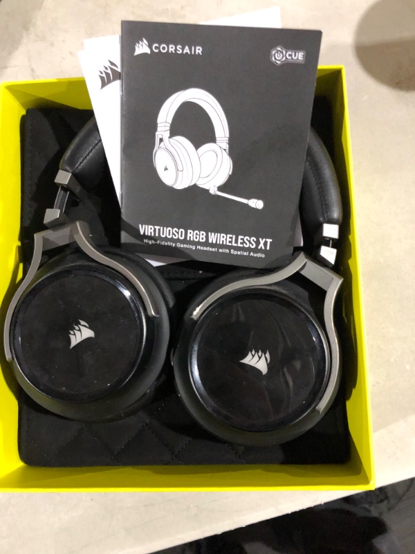 Photo 3 of CORSAIR VIRTUOSO RGB WIRELESS XT High-Fidelity Gaming Headset with Bluetooth