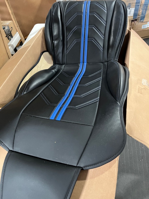 Photo 4 of Leather Car Seat Covers BLACK&BLUE (Unknown Manufacturer)