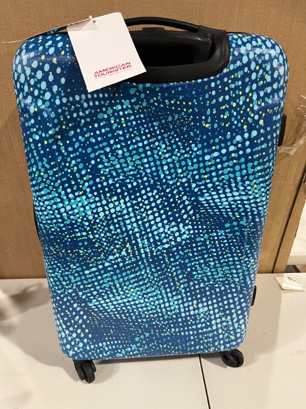 Photo 1 of American Tourister Moonlight Hardside with Wheels, Blue Dots, 20" and 24"