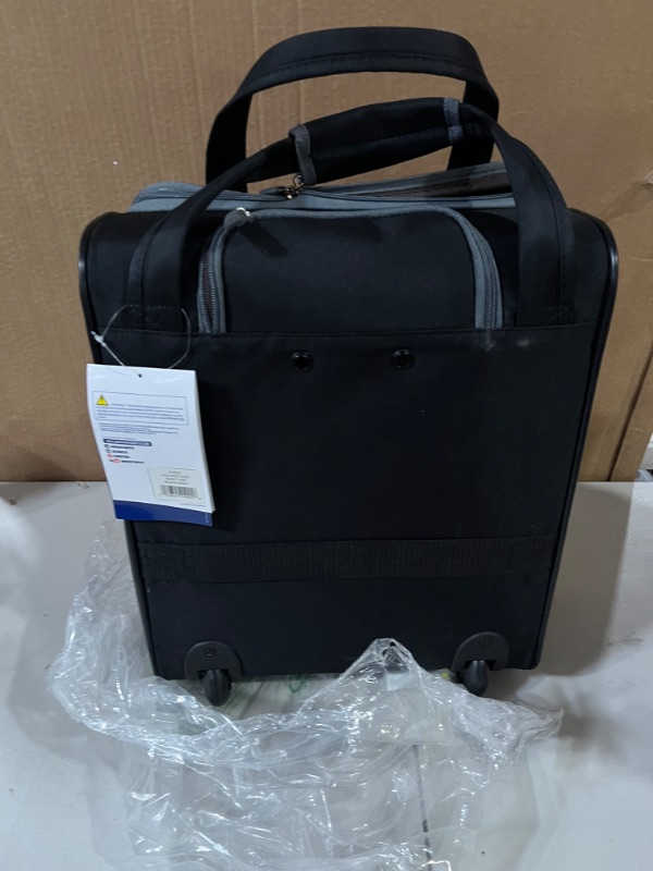 Photo 3 of American Tourister 4 Kix Expandable Softside Luggage, Black/Grey