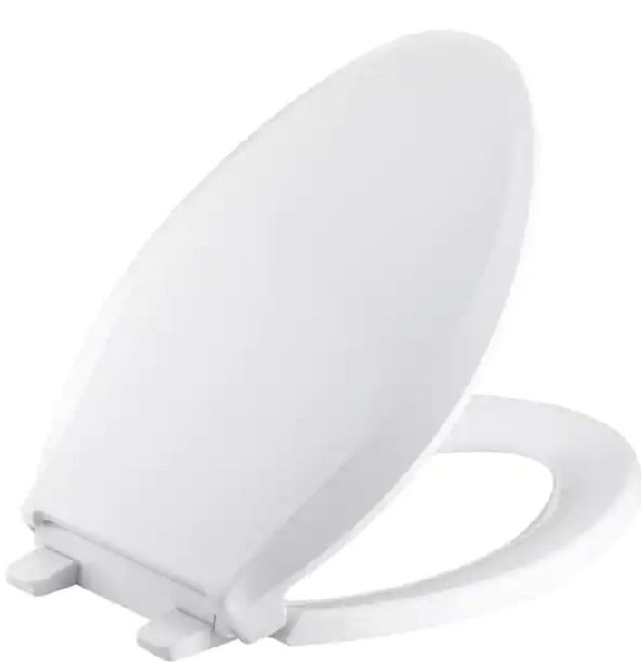 Photo 1 of *BRAND NEW* KOHLER K-4636-0 Oval Cachet Quiet Close Toilet Seat, White