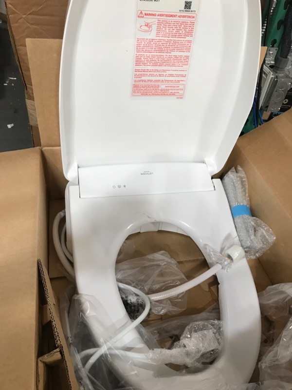 Photo 4 of **ITEM DAMAGED**SEE PICTURES**
TOTO SW3074#01 WASHLET C2 Electronic Bidet Toilet Seat with PREMIST and EWATER