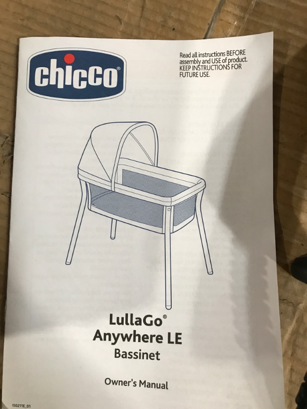 Photo 3 of Chicco LullaGo Anywhere LE Portable Bassinet - Serene | Beige LullaGo Anywhere LE Serene
