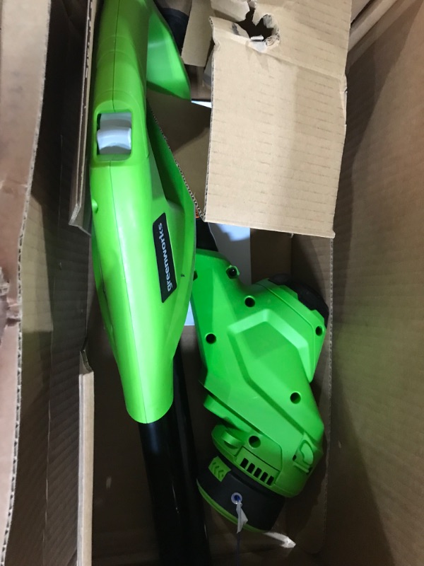 Photo 1 of Greenworks 24V 10" Cordless TORQDRIVE™ String Trimmer, Tool Only 10"