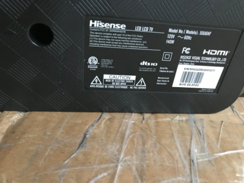 Photo 5 of Hisense 50-inch ULED U6 Series Quantum Dot QLED 4K UHD Smart Fire TV (50U6HF, 2022 Model)