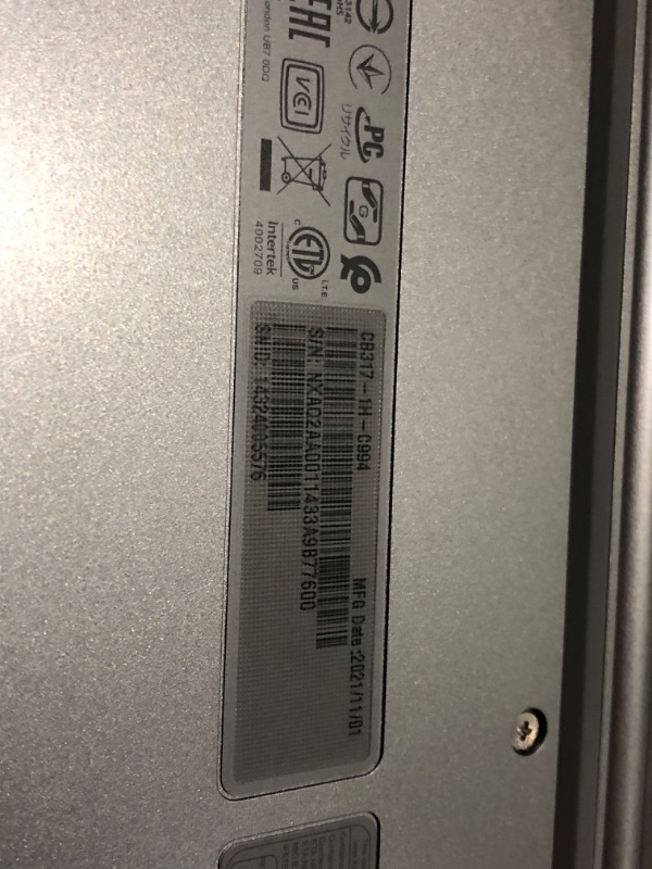 Photo 3 of Acer Chromebook 317 CB317-1H CB317-1H-C41X 17.3" 