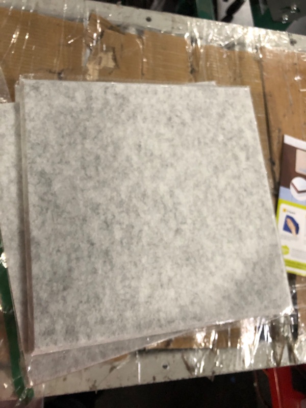 Photo 3 of 12 pack Gray Acoustic Panels 12"X12" 