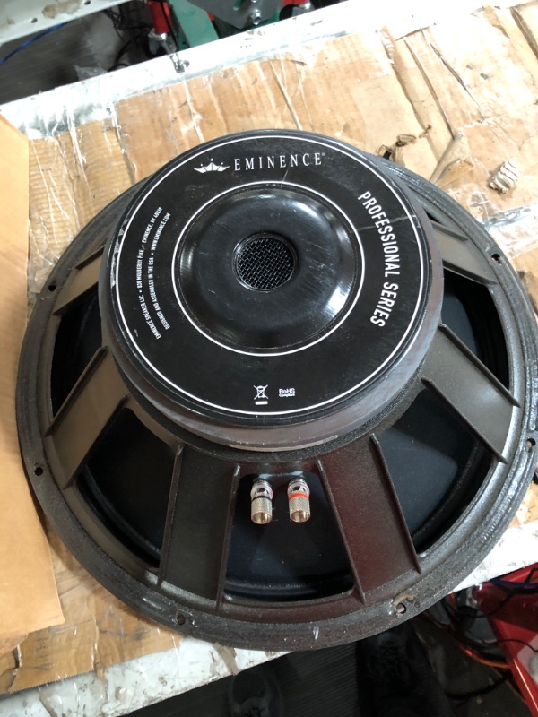 Photo 2 of Eminence Professional Series Sigma Pro 18A-2 18" Bass Speaker, 650 Watts at 8 Ohms