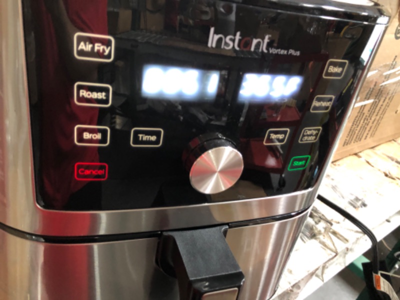 Photo 2 of Instant Vortex Plus Air Fryer Oven, 6 Quart