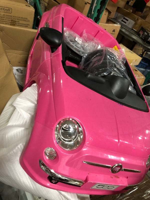 Photo 2 of Best Ride On Cars Fiat 500 Push Car, Pink