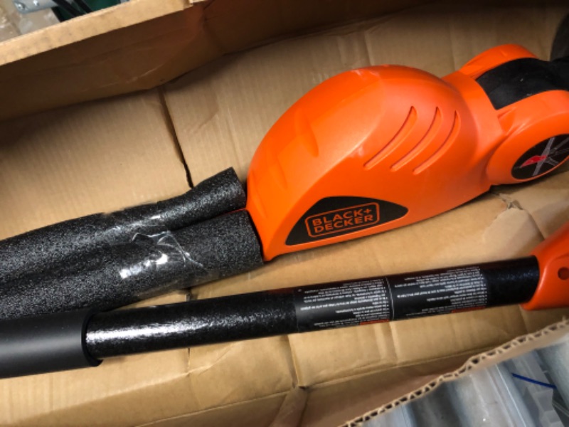 Photo 2 of **MISSING BATTERY**
BLACK+DECKER 20V MAX* POWERCONNECT 18 in. Cordless Pole Hedge Trimmer, Tool Only 