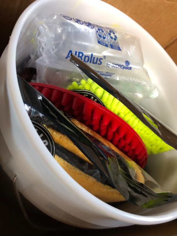 Photo 2 of  Car Cleaning Kit, with Car Wash Soap, Bucket 