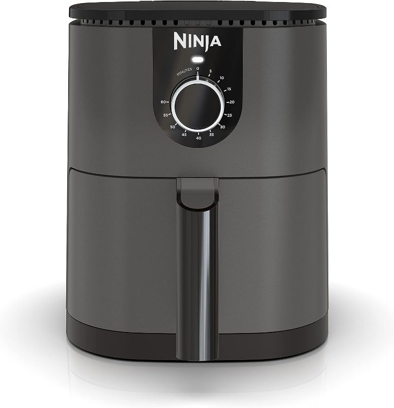 Photo 1 of * used * plugged in works *
Ninja AF080 Mini Air Fryer, 2 Quarts Capacity, Compact, Nonstick, with Quick Set Timer, Grey
