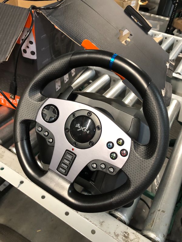 Photo 8 of PXN V9 Gaming Racing Wheel with Pedals and Shifter, Steering Wheel for PC, Xbox One, Xbox Series X/S, PS4, PS3 and Nintendo Switch