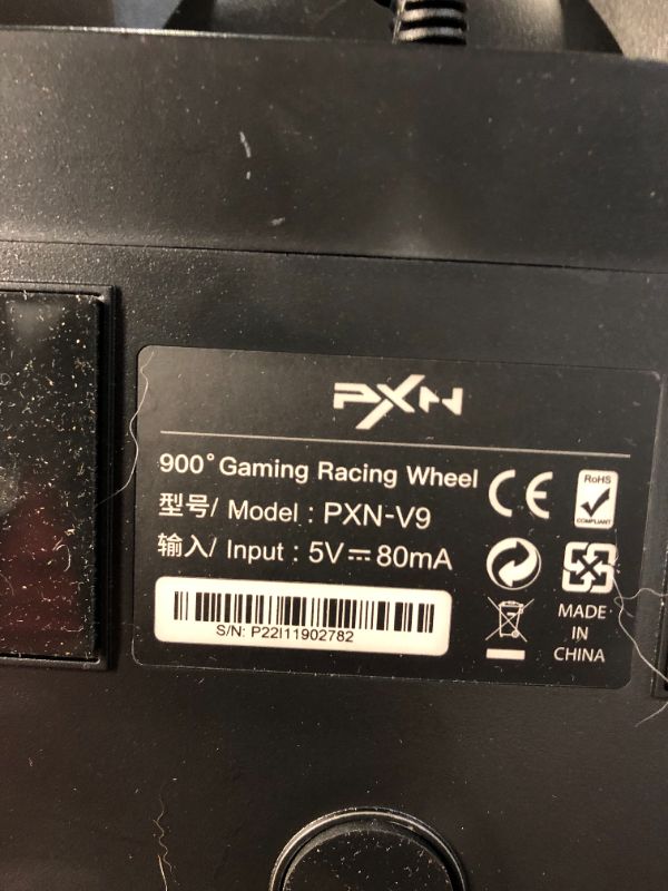 Photo 5 of PXN V9 Gaming Racing Wheel with Pedals and Shifter, Steering Wheel for PC, Xbox One, Xbox Series X/S, PS4, PS3 and Nintendo Switch