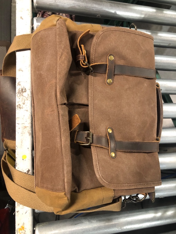 Photo 1 of BOVIP 15.6 inches Vintage Mens Messenger Bag 